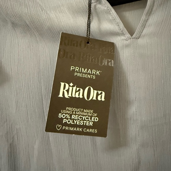 Primark Light Blue Ruffle Blouse - Picture 3 of 4